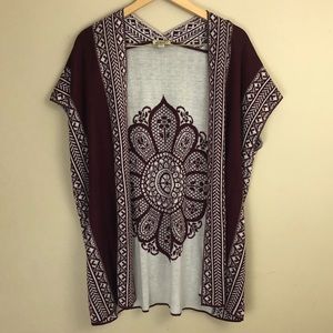 One World | Mandala Short Sleeve Open Card…